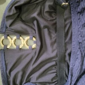 Strapless Navy Michael Kors one piece swimsuit